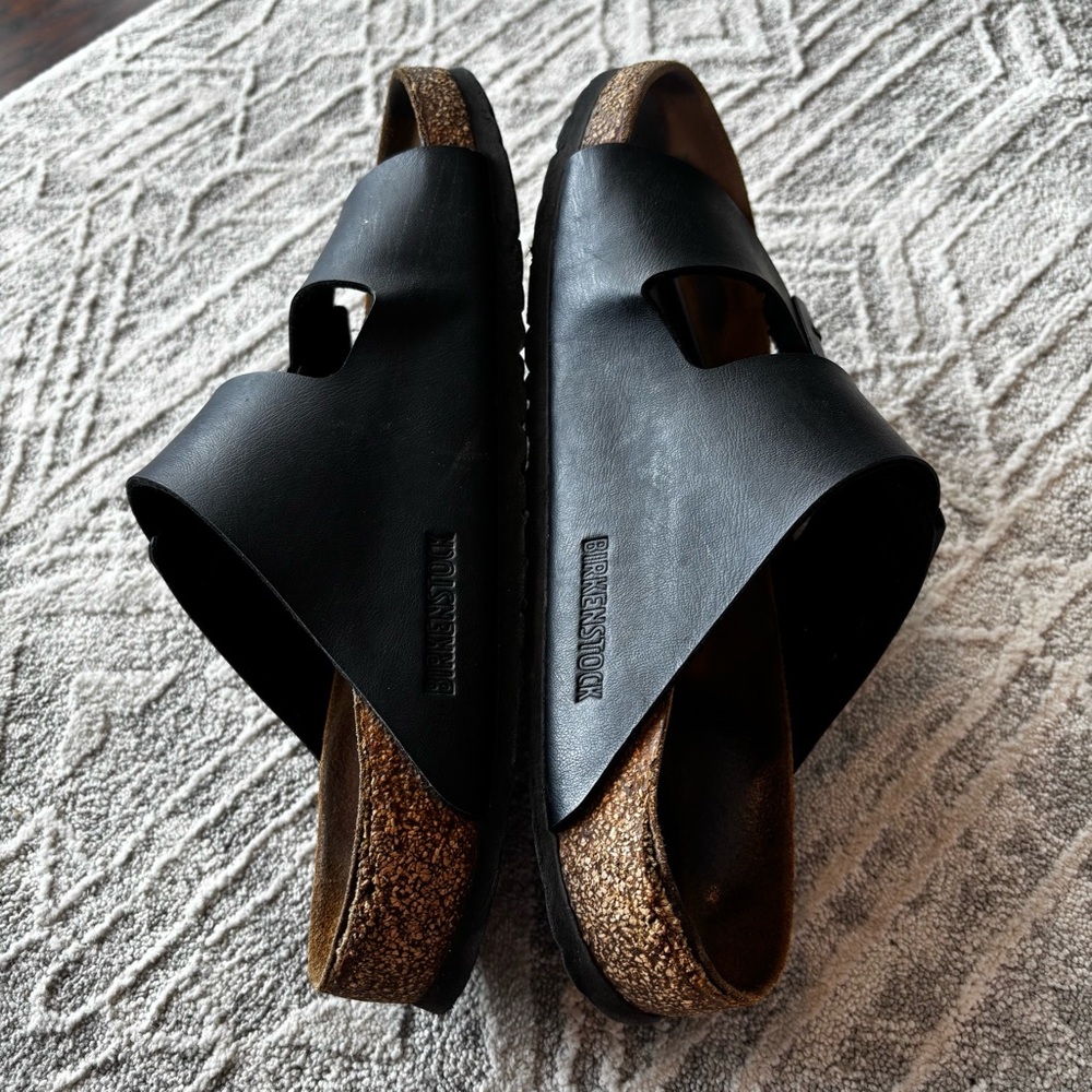 Birkenstock Arizona Black Sandals Size 38 - Picture 6 of 11